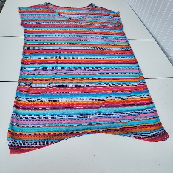 MSRP $78 Anne Cole Plus Mesh Cover-Up Women's Swimsuit Size L / XL F1 - Picture 10 of 12